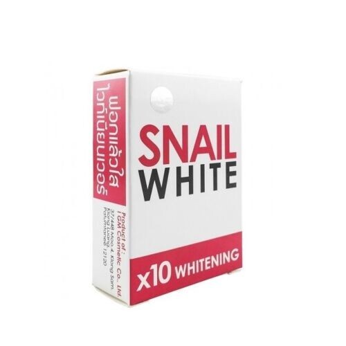 2x 70g. SNAIL WHITE SOAP GLUTATHIONE X10 WHITENING SKIN REDUCE ACNE - Picture 1 of 4