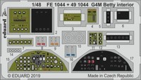 MW22 Eduard FE1044 G4M Betty Interior 1/48 Zoom Set For Tamiya