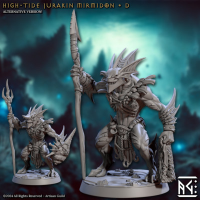 Mirmidon Fighter D - Monster - Artisan Guild - Dungeons and Dragon