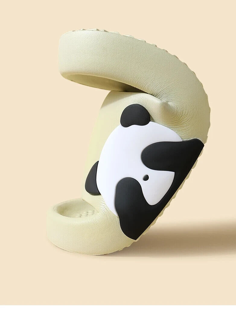 PANTOFOLA D’ORO Carine pantofole da donna stampa Panda pantofole da bagno antiscivolo leggere cuscino