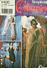 Simplicity Misses' Costume Pattern 5400 Size 6-12 UNCUT