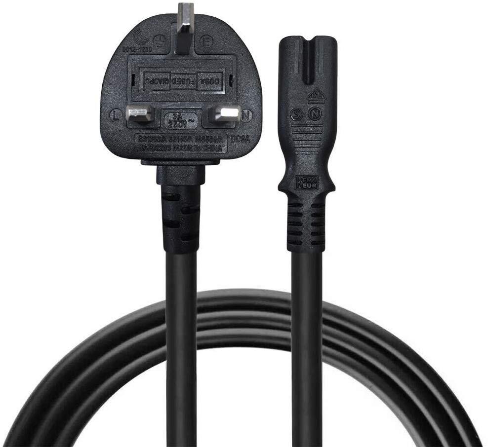 CABLE DE CA DE ALIMENTACIÓN PRINCIPAL DEL REINO UNIDO PARA Denon DHT-S517 Dolby Atmos barra de sonido