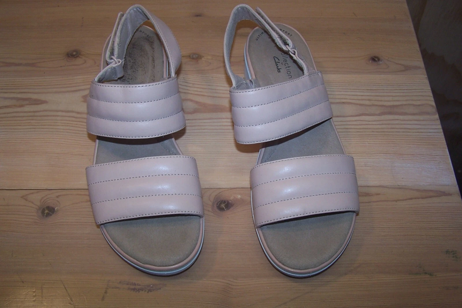 Collezione by Clarks Sandalo leggero salmone carne morbido slingback TG 8 5