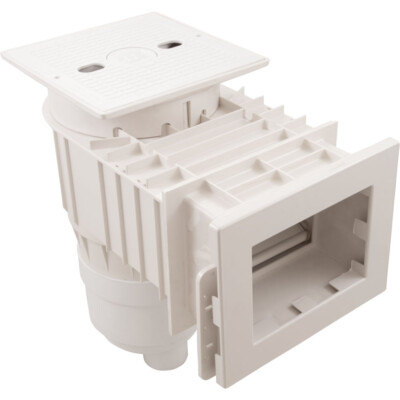 Waterway 540-8610 Skimmer Komplett, Renegade, Fiberglas, 2'', Weiß, Quadrat