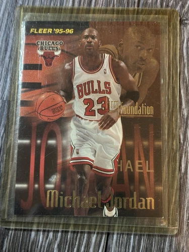 1995-96 Fleer Firm Foundation Michael Jordan #323 Chicago Bulls