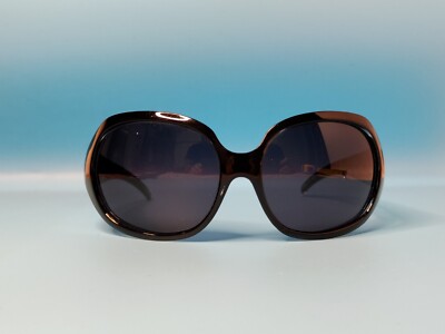 VINTAGE FENDI FS 351 001 OVERSIZED ACETATE SUNGLASSES MADE IN ITALY 63/17  #X19