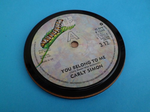 DRINKS COASTERS Upcycled SINGLES Original Vinyl Records Lots of Artists - List C - Picture 57 of 450