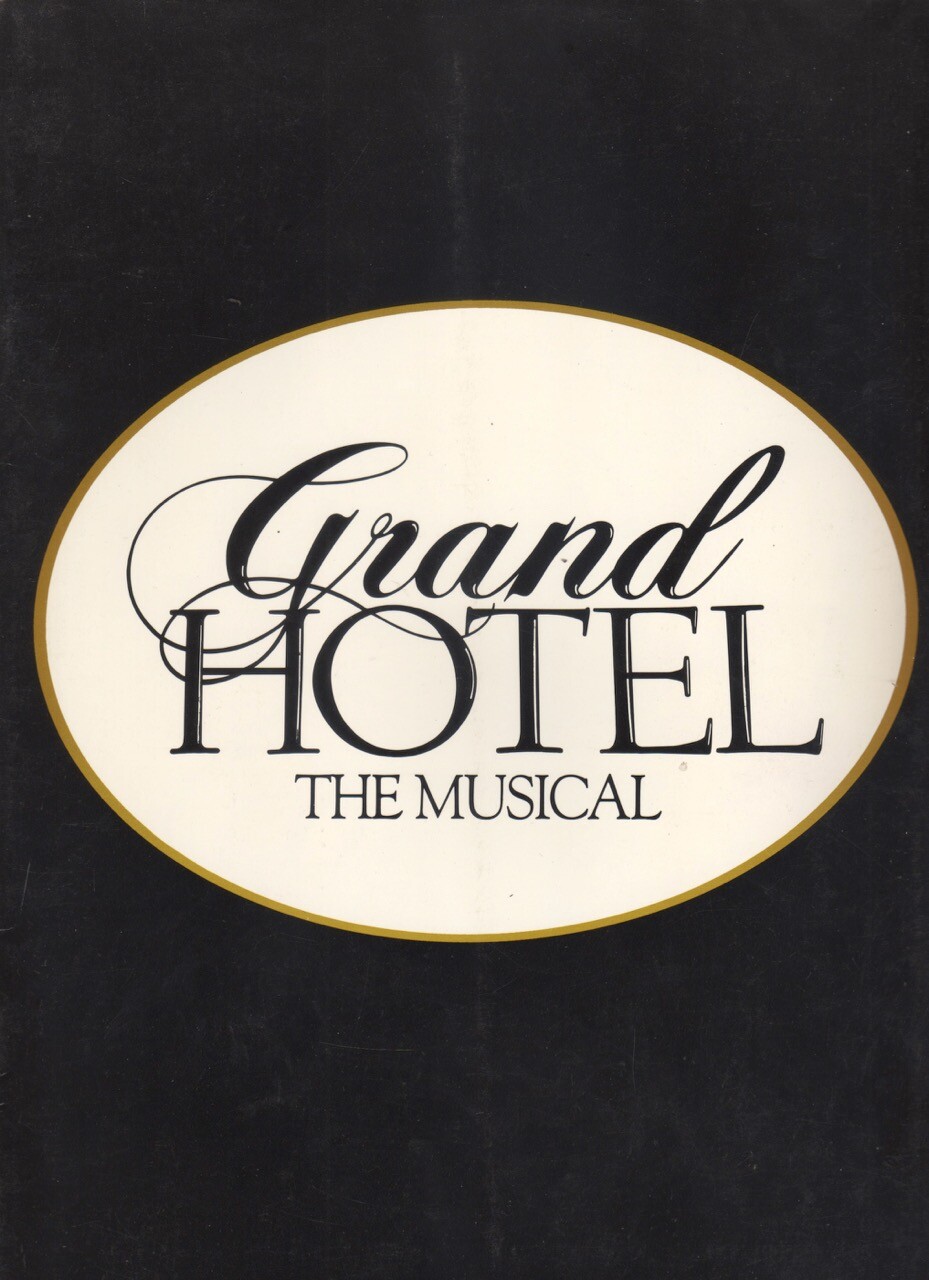 "Grand Hotel" 1989 Souvenir Program OBC Jane Krakowski, Michael Jeter
