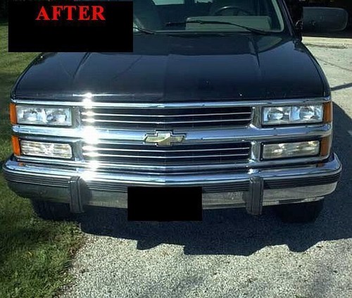 1988-1993 CHEVROLET C/K SILVERADO CHROME TRIM FOR GRILL GRILLE 1500 2500 3500 - Bild 5 von 7
