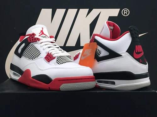 Nike Air Jordan 4 Retro 11 46 12 Fire Red 2020 OG Bred Cement Oreo 1 3 5 6 Rare