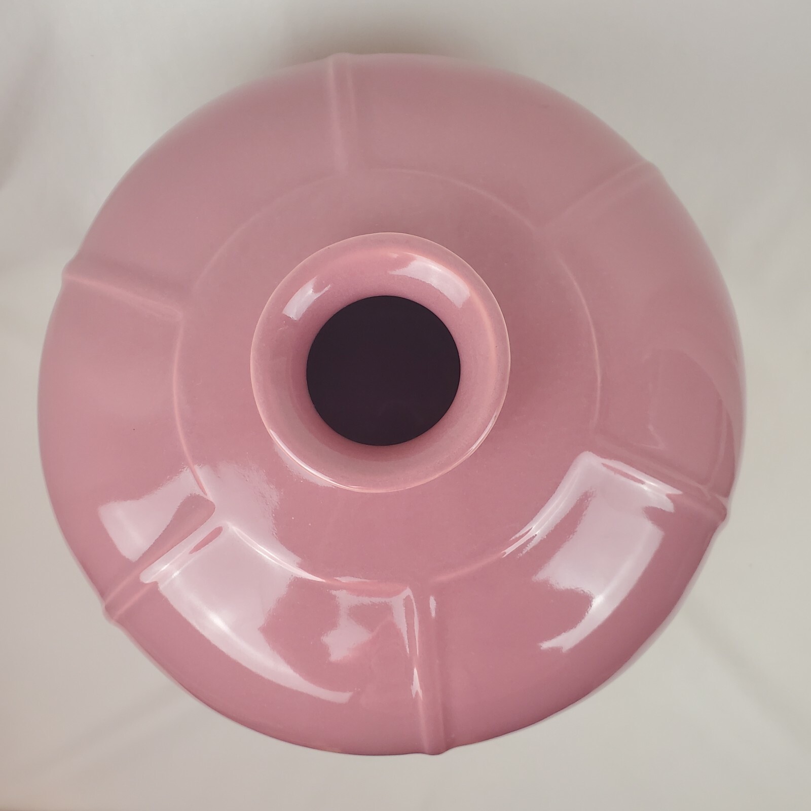 McCoy Pottery Vase #452 Large Bauhaus Design Mauve Pink Fine Forms MCM Vintage 2022 Cena