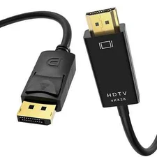 4K Display Port DP to HDMI Cable Adapter Converter 2160P 60Hz HDR UHD Dolby 6FT