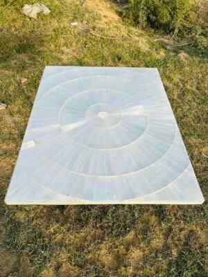 Selenite Stone Table Top, Selenite Coffee Table, Selenite Side Table, Home Decor