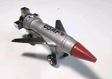 Vintage YOT Zee Toys Thunder Bird/Firebird #1 USAF Diecast Space Rocket VHTF