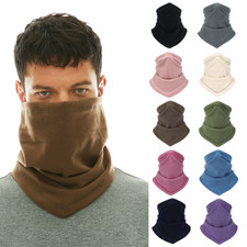 Winter Neck Warmer Gaiter Fleece Windproof Face Mask Cover Scarf for Men Women