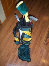 NICE CLUB PRO KIDS Jr Kids Golf Club PLAY Set 4 CLUBS BAG STAND