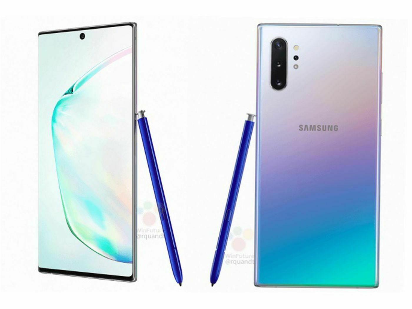 Samsung Galaxy Note 10+, 256GB, Aura Glow Silver - Fully Unlocked (Renewed)