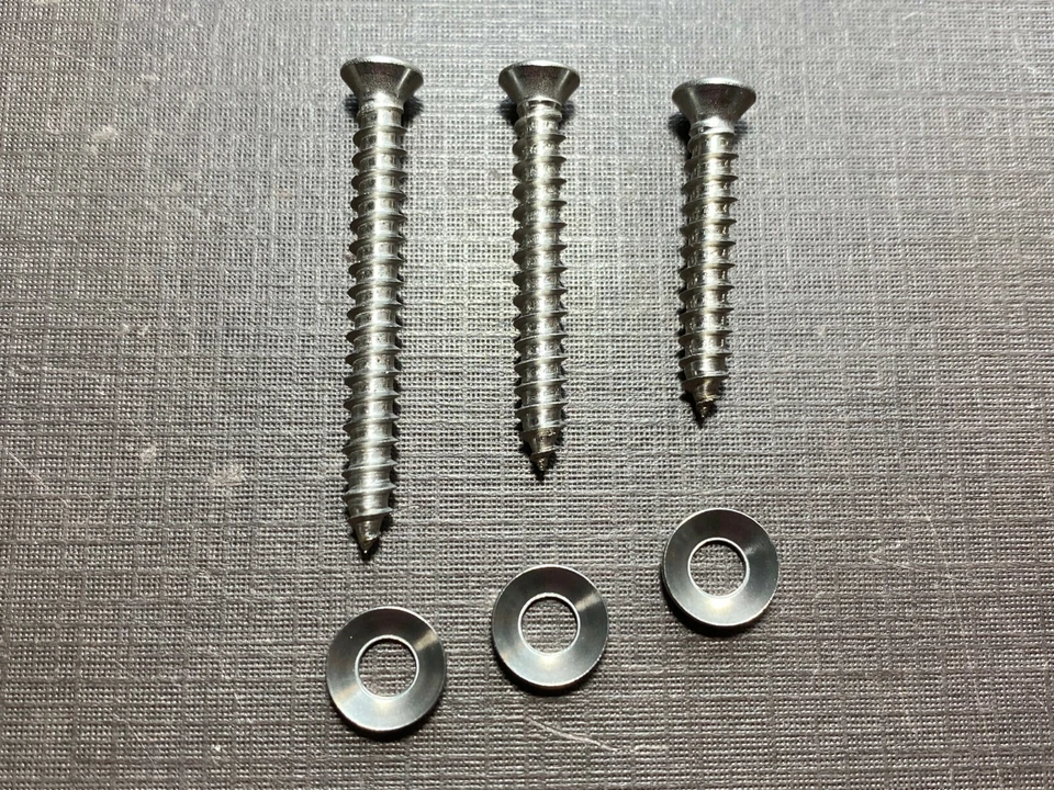150 piezas #8 x 1" 1-/4" 1-1/2" con #6 cabeza tornillos de acero inoxidable con arandelas empotrables Chevy Foto 2 de 3