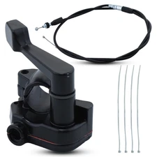 22mm Thumb Throttle Cable Accelerator Handle Assembly Fit for 50cc 70cc 90cc ...