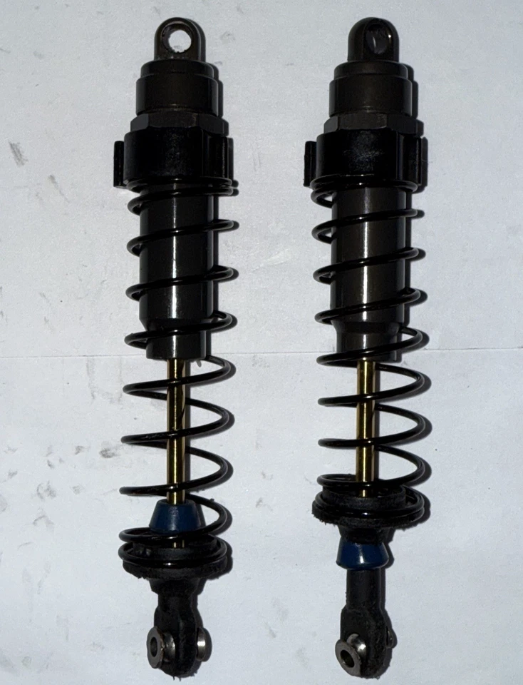 VINTAGE RC10 TEAM ASSOCIATED BUGGY SHOCKS NITRIDE GOLD SHAFTS ALL ALUMINUM RARE - Image 3 of 4