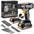 Power Drill Cordless: 20V Drills with 3/8-Inch Keyless Chuck, Variable Speed,...