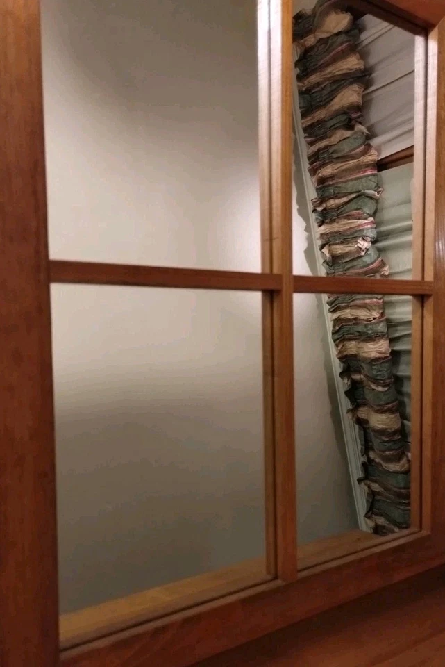 Window Wall MIrror Deco With Shelf Looks Like A WindowBut It's Just A Shelf New - Image 3 of 4