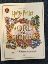 Harry Potter World of Stickers Hard Cover Book Over 934 Stickers