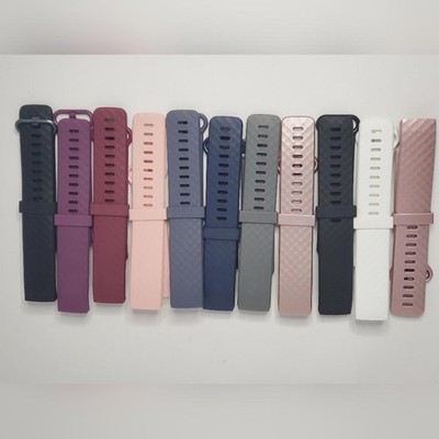  #30 Lot Of 11 Pack Silicone Replacement Wristband Fitbit Charge4/Charge3