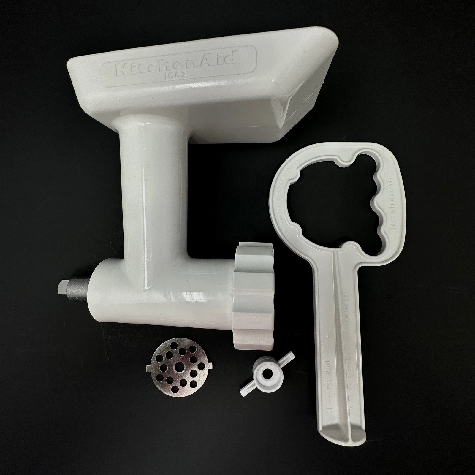 KitchenAid FGA-2 Food Grinder Attachment for Stand Mixer White Meat Grinder Set