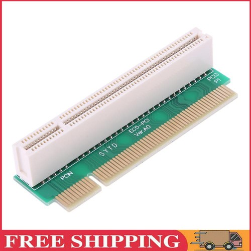 PCI Male to Female 32Bit 90 Degree Right Angle Riser Card Adapter(Reverse)