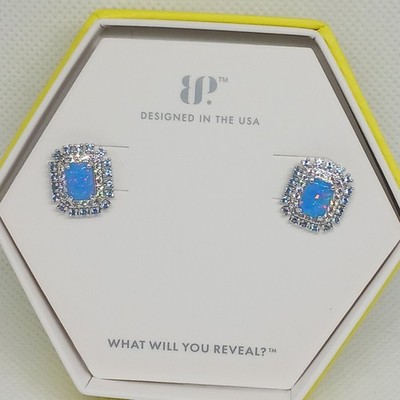 RBP5362 *Dreaming of Studs* Lab GROWN Azure Blue Fire Opal
