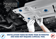 Premium 2mm Stahl Unterfahrschutz für VW Transporter T7 MY25-