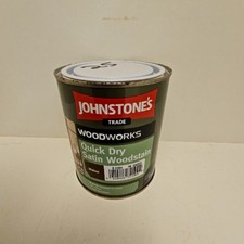 Johnstones Walnut Woodstain Satin Trade Woodworks Quick Dry 750ML M