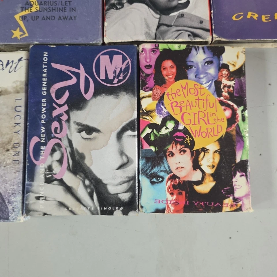 29 Soul Funk R&B Pop Cassette Tape Single Lot PRINCE TLC WHITNEY DESTINYS BRANDY - Imagem 2 de 4