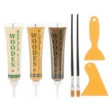 Wood Filler Kit, Furniture Repair Kit, Brown, Maple, Light Walnut