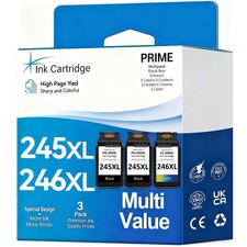 PG-245XL CL-246XL Ink Cartridge for Canon 245 246 Pixma MG2522 TS3322 TR4522 Lot
