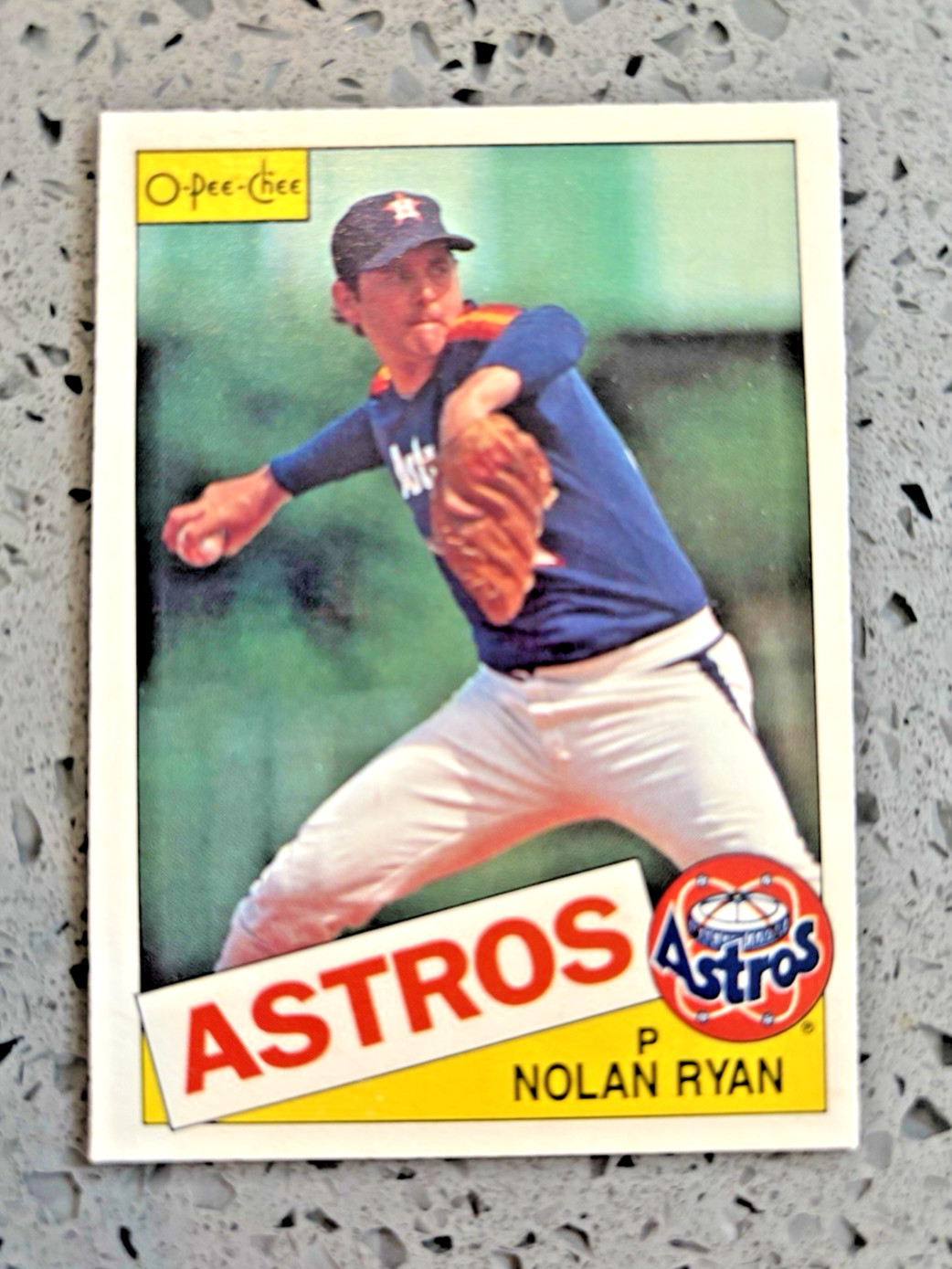 1985 O-Pee-Chee #63 Nolan Ryan Houston Astros HOF (90% Rarer than 1985 Topps)