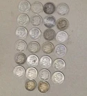 Roosevelt Dimes Lot of  Twenty Six ,  1946 to 1964, 90% Silver, Circulated Mixed
