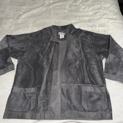 Women s Paul Sisti Gray Suede Jacket Size Small