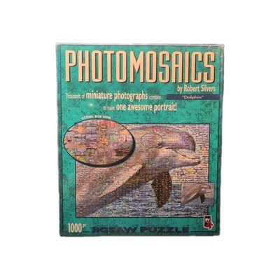 Photomosaics Dolphin 1000 Pcs Jigsaw Digital Photo Mosaic Art By Robert Silvers