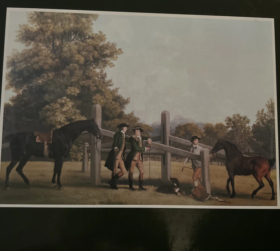 Large Clover Leaf Set of (4) Equestrian Cork Backed Place Mats - 15.5" - Image 4 of 4