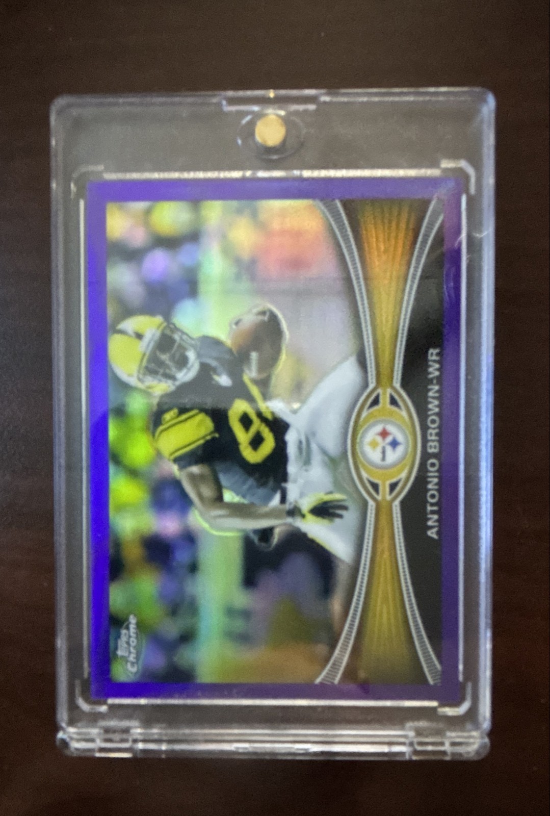 2012 Topps Chrome - Antonio Brown #106 Purple Refractor /499