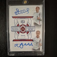 Paul Scholes & Nicky Butt Dual Auto /49 - 2022 Panini National Treasures England