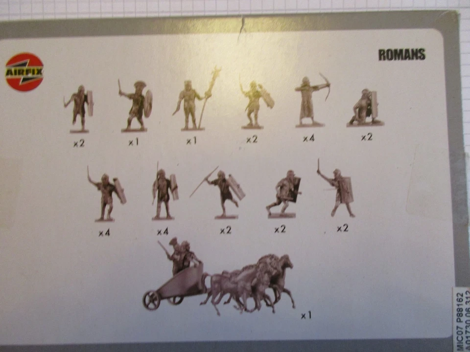 Airfix 1:72 ( 1:76 ) A01730 Romans - unbespielt am Gussast - in OVP - Bild 2 von 4