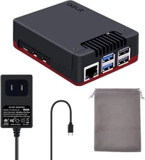 GeeekPi Argon NEO 5 BRED Case Raspberry Pi 5 27W 5V 5A USB C