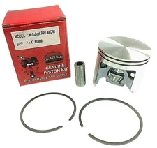 NEW MCCULLOCH PRO MAC 60 PISTON KIT, REPLACES # 87713,  1.875" OR 47.60MM