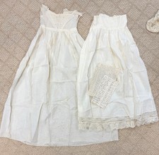 Antique 1850's infant Christening Baptismal gown