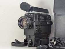  As-is For parts READ ELMO Super 8 Sound 350SL MACRO Movie 9-27mm f/1.2 JAPAN