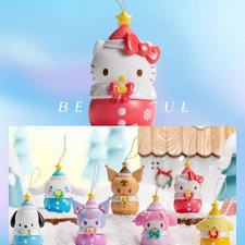 TOPTOY Sanrio Characters Winter Water Sound Bell Confirmed Blind Box Figure HOT！