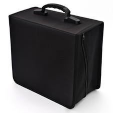 CD Case, 432 Capacity Nylon Heavy Duty Organizer Wallet for Car